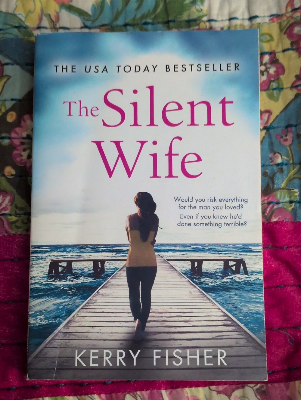 The Silent Wife by - Paperback Novel in Pink Accent